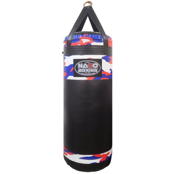 4FT XL 135LB Black & Camo Punching Heavy Bag by Nazo Boxing